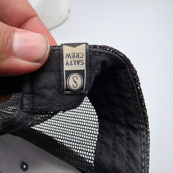 Salty Crew Bottom Dweller Retro Mens Gray Trucker Hat Fishing Outdoors Casual - Picture 8 of 10